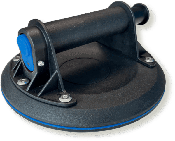 35-vacuum-with-pump Vakum nosač s pumpom omogućuje sigurno i precizno podizanje pločica i stakla uz integriranu pumpu za dodatni vakuum.