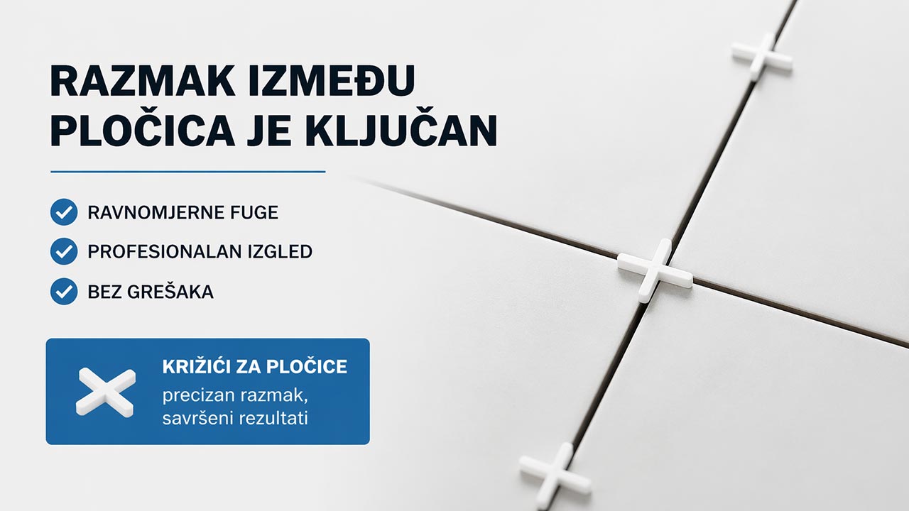 Koji razmak između pločica je ispravan (i zašto nastaju greške)