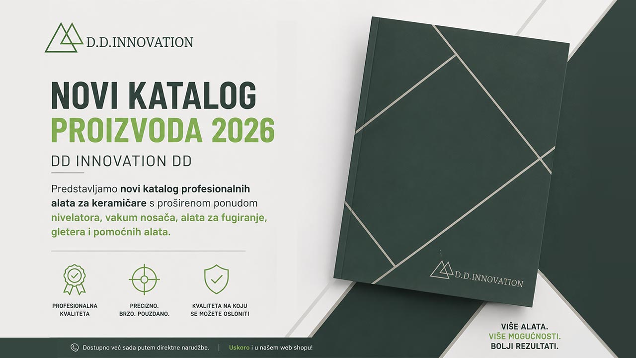 Novi profesionalni alati za keramičare uskoro u webshopu DD Innovation
